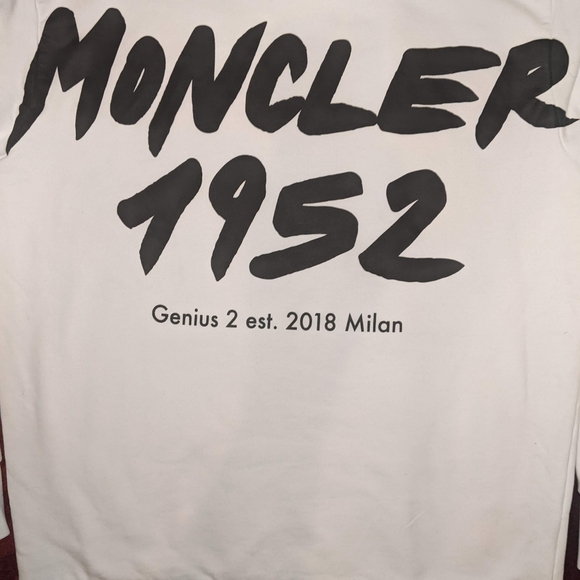 Mens White Moncler 1952 Large Sweatshirt - Picture 2 of 9